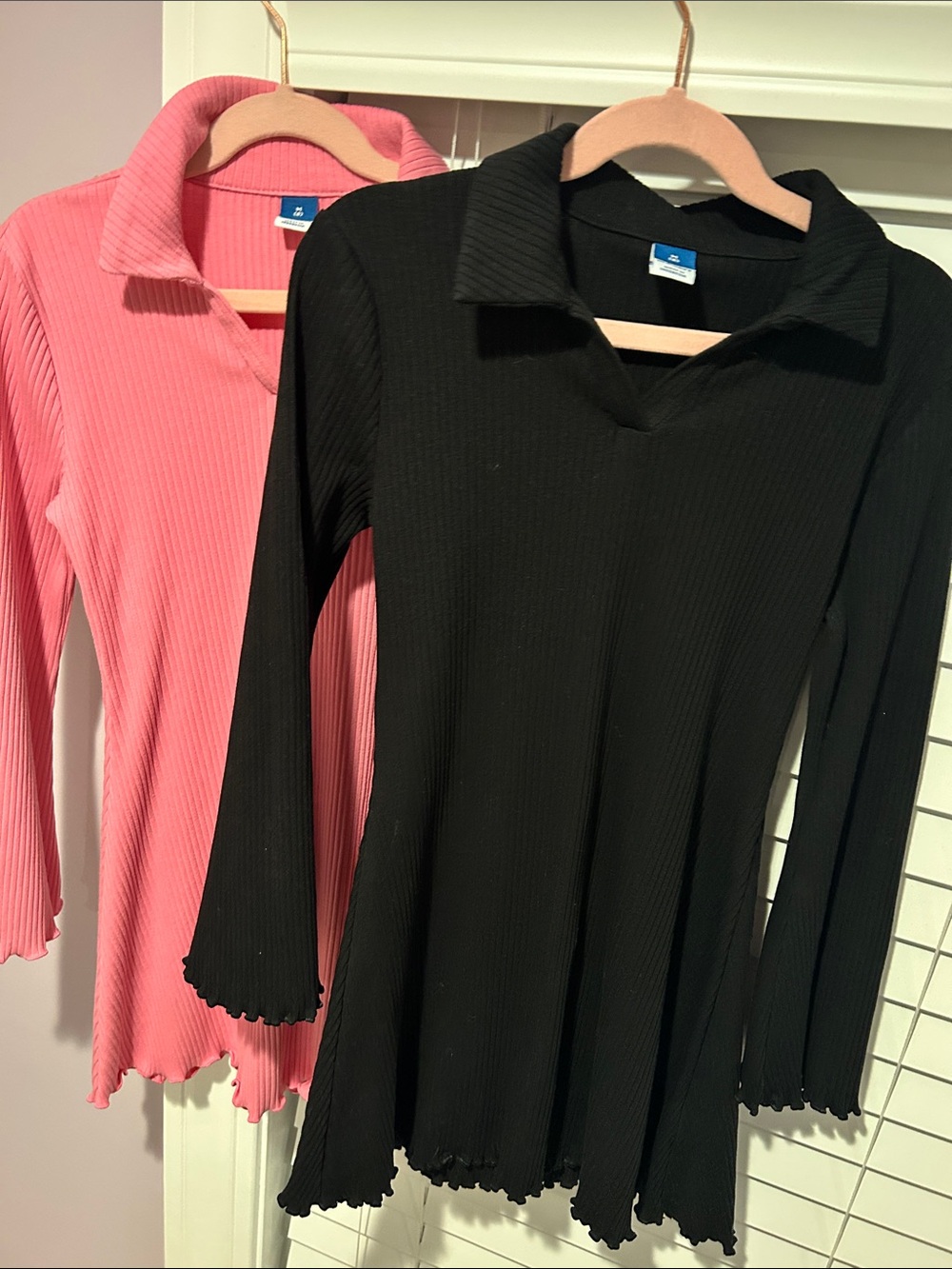 2 Old Navy high quality Ribbed Long-Sleeve long sleeve ribbed polo dresses